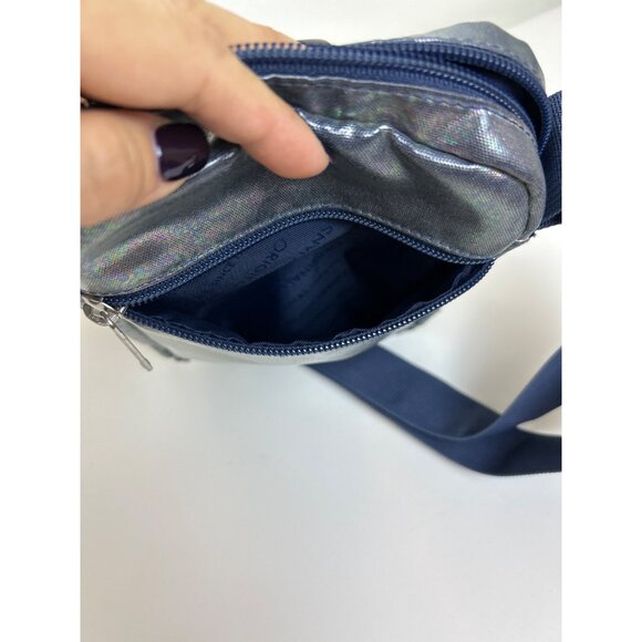 Jansport Weekender Mermaid Shiny Holographic Adjustable Strap Crossbody Bag - Picture 5 of 11